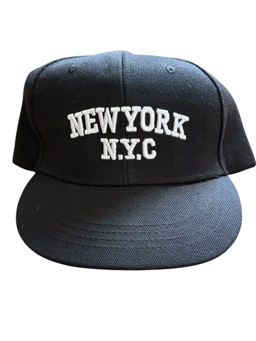 NEWYORK N.Y.C Black Embroidered Baseball Cap Size-adjustable Never Worn